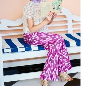 {Jules Reid} Ikat Wide Leg Trousers